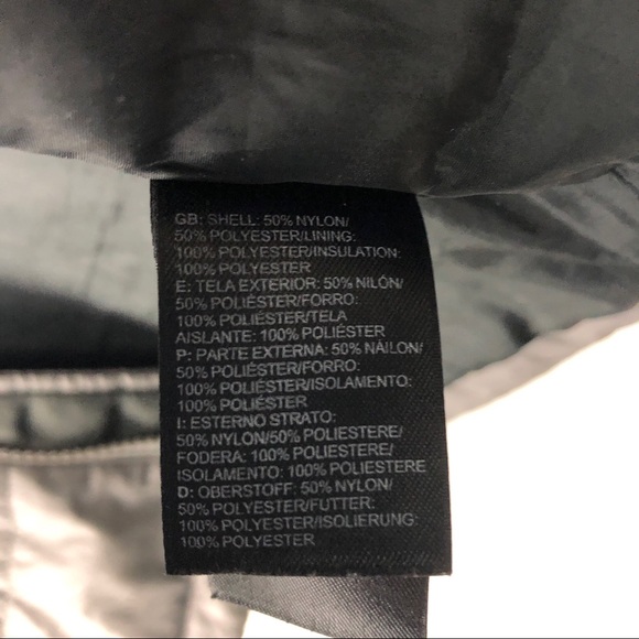 The North Face ✨ Gray Puffer Jacket Pink Logo - Picture 7 of 9